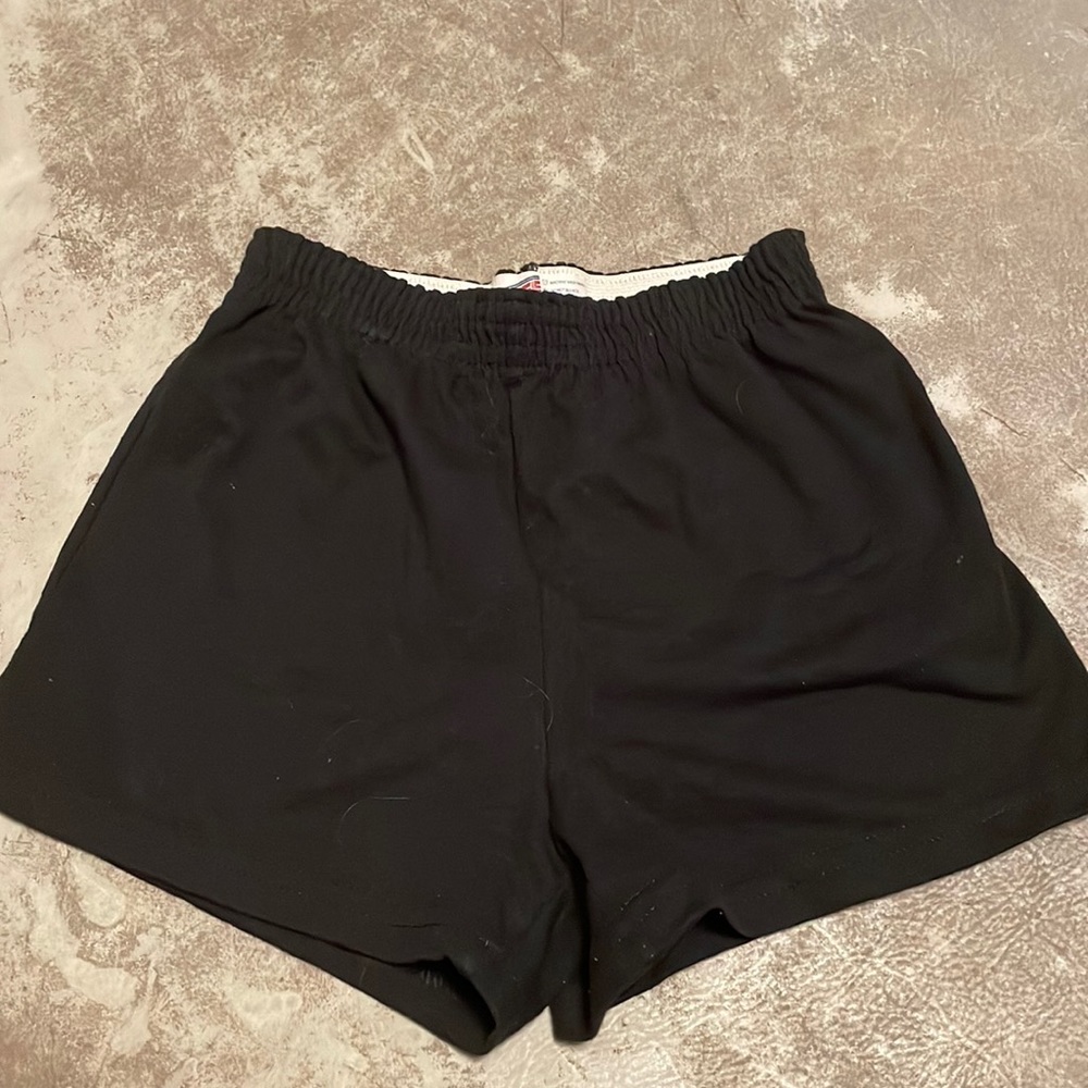 Soffe Black Cotton Shorts